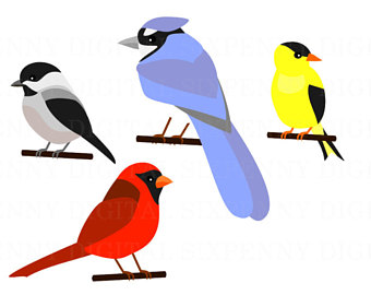 340x270 Cute Bird Clipart Birds Clip Art To Make Birthday Party