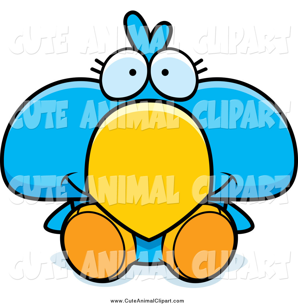 1024x1044 Vector Cartoon Clip Art Of A Cute Blue Bird Sitting By Cory Thoman