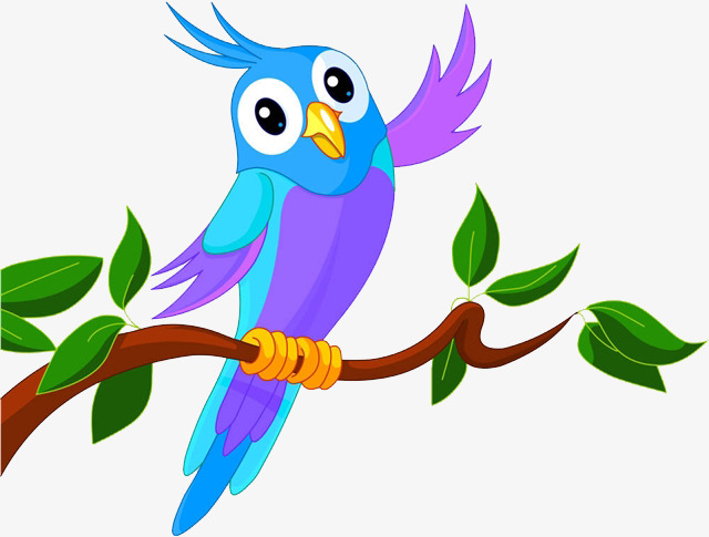 640x485 Cute Little Bird, Lovely, Cartoon, Hello Png Image For Free Download