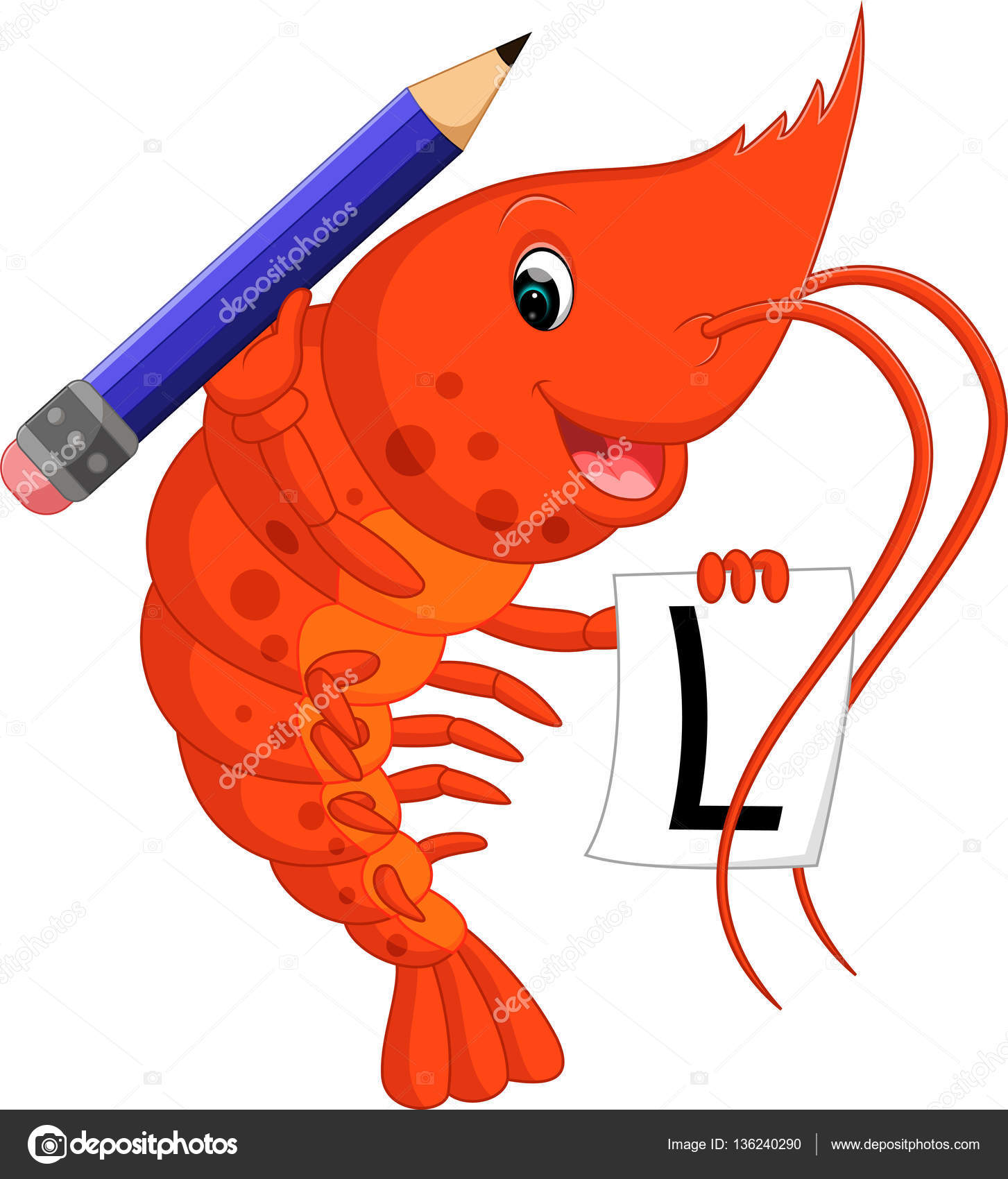 1453x1700 Cute Lobster Cartoon Stock Vector