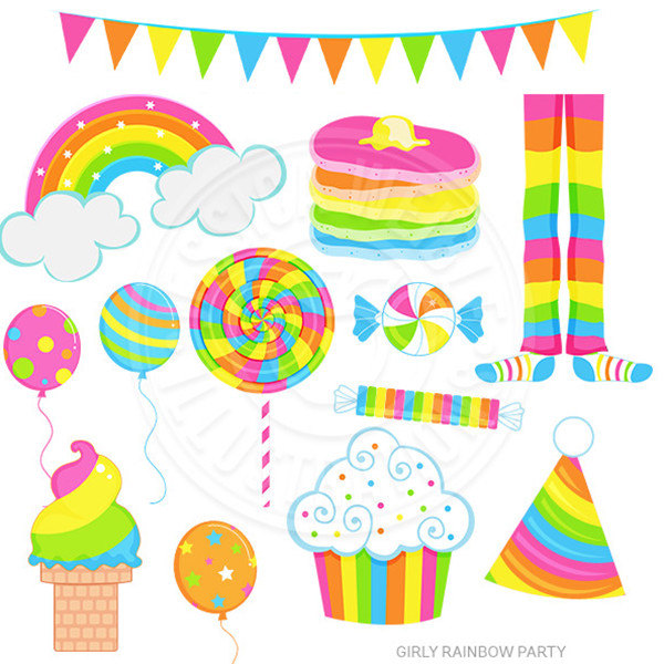 600x600 Sweets Clipart Rainbow Lollipops