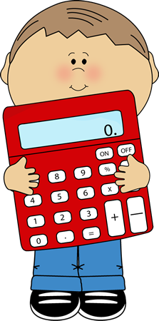 223x450 Cute Calculator Clipart