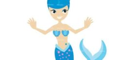 272x125 Pirate Mermaid Cute Digital Clipart Mermaid Clip Art Mermaid