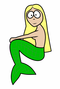 250x374 Mermaid Tail Cartoon Drawing