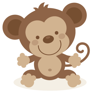 400x400 Cute Monkey Svg File And Clipart Svg Ppbn Designs