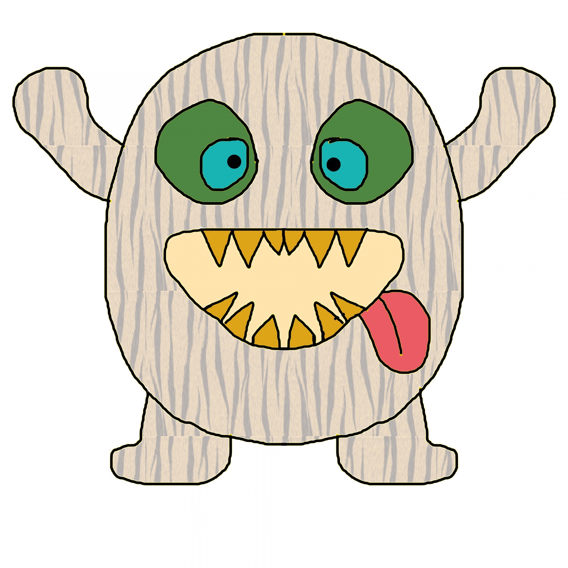 1920x1920 Cute Monster Free Stock Photo