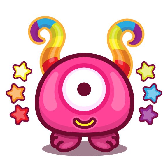 576x576 236 Best Cute Monsters Images Draw, Art Print