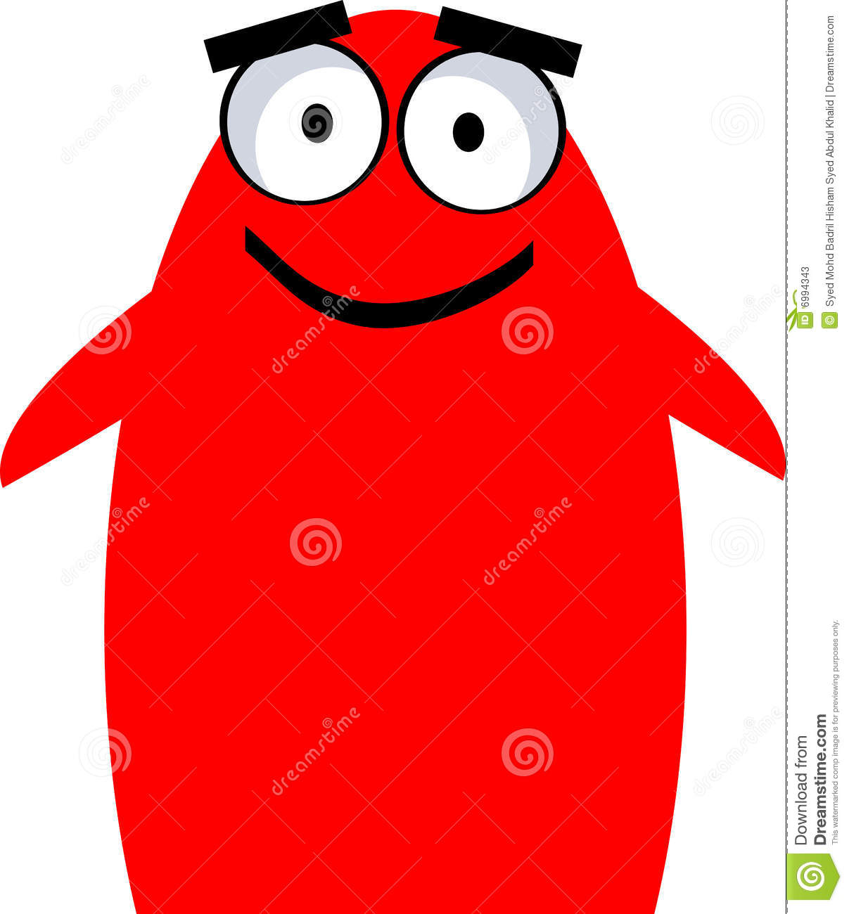1207x1300 Monster Clipart Red