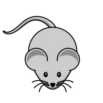 340x340 Mouse Clip Art In Black Silhouette Free Clipart 2