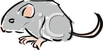 350x170 Picture Of A Cute Cartoon Mouse On A White Background In A Vector
