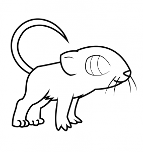 284x302 How To Draw How To Draw A Mouse For Kids