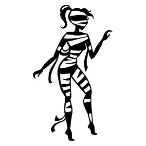 300x300 Mummy Clipart Silhouette