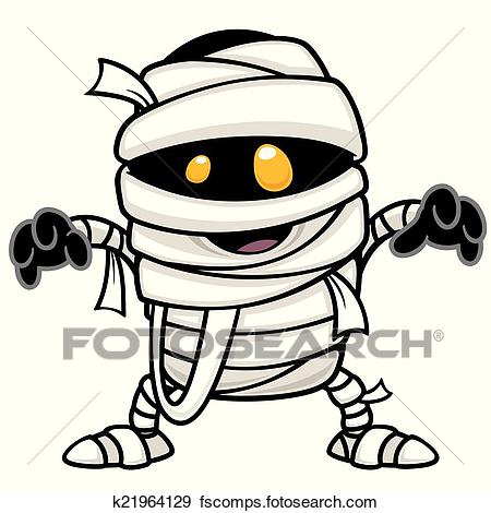 450x470 Clip Art Of Mummy K21964129