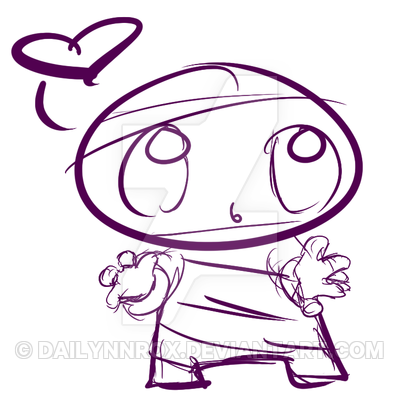 400x400 Cute Mummy Sketch By Dailynnrox