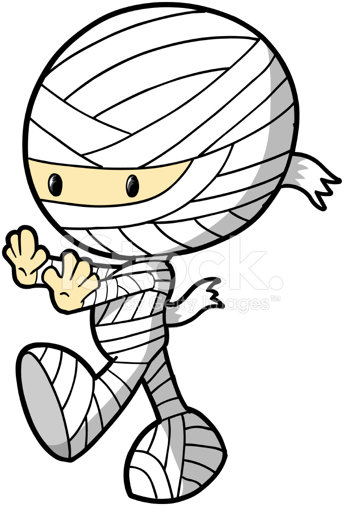 693x1024 Cute Mummy Vector Illustration Stock Vector