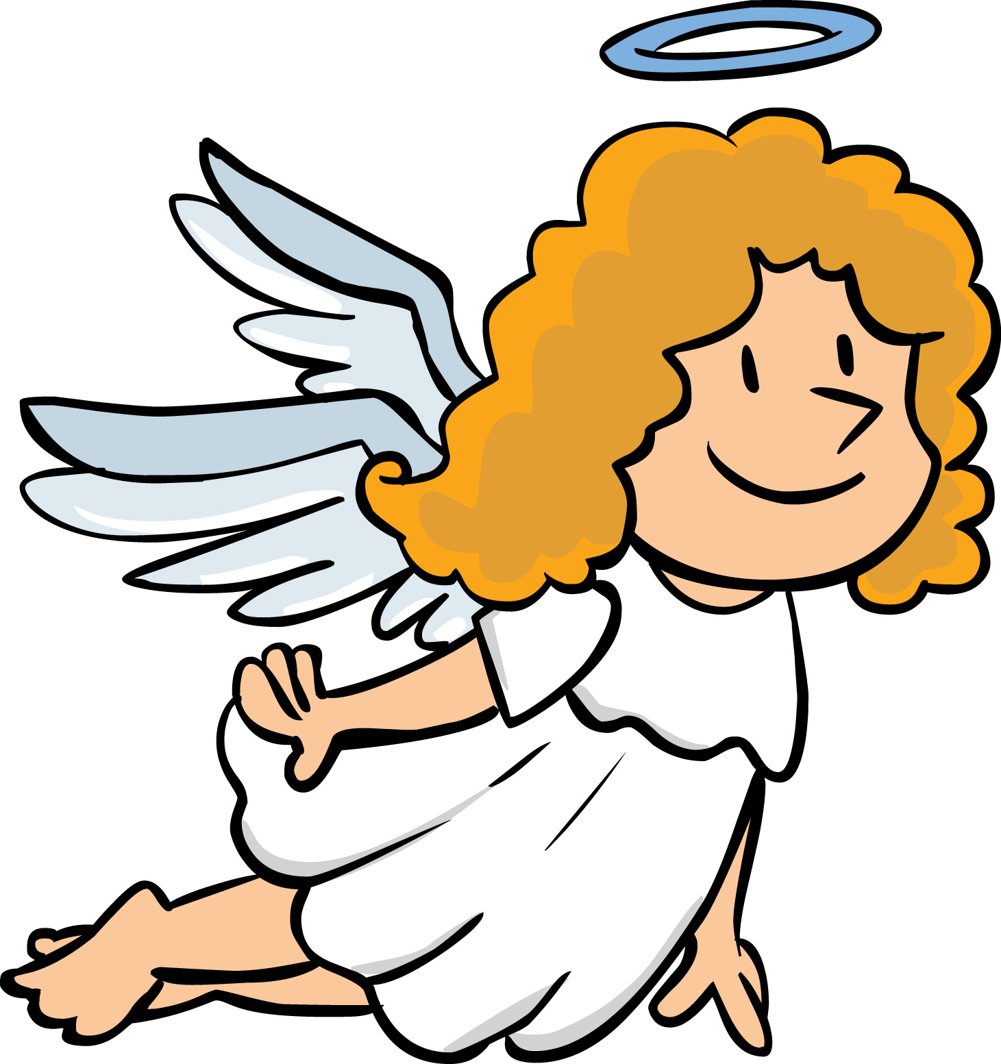 1461x1553 Angel Cartoon Clipart