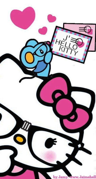 403x750 Sanrio Hk Nerd) Hello Kitty Cell Phone Wallpaper