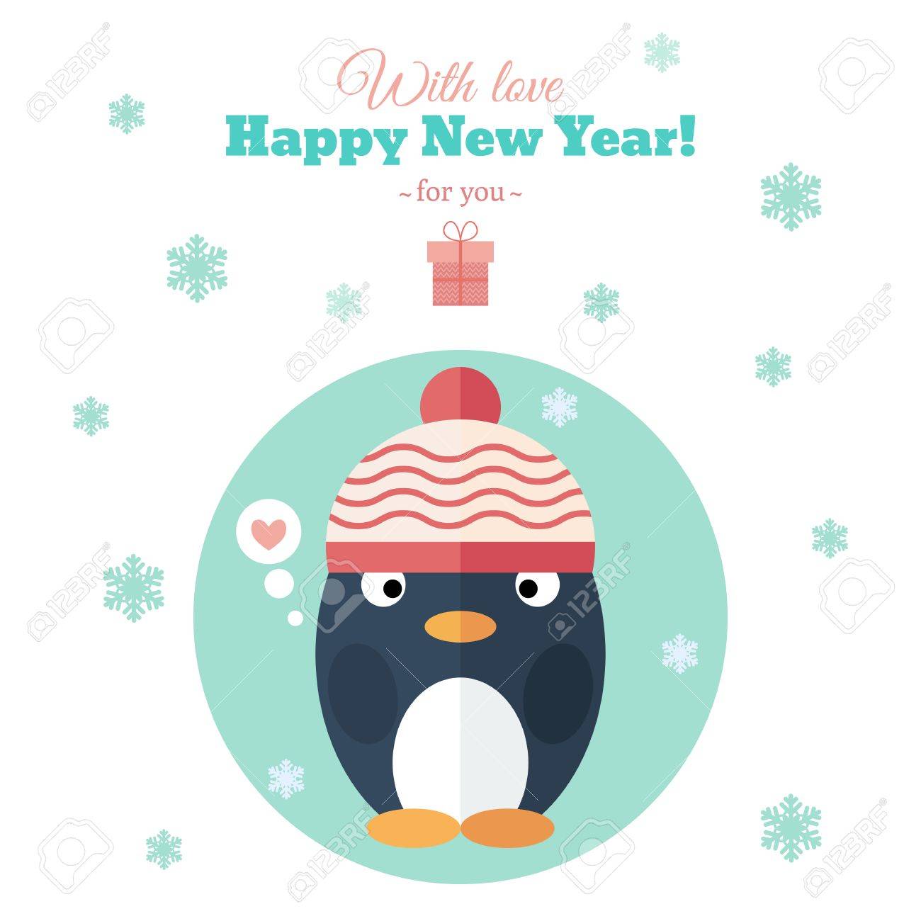 1300x1300 Cute New Year Cards Merry Christmas Amp Happy New Year 2018 Quotes
