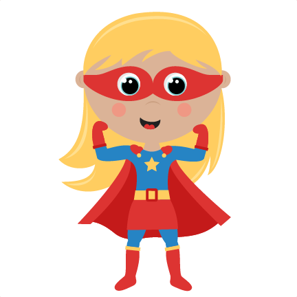 432x432 Cute Superhero Clipart