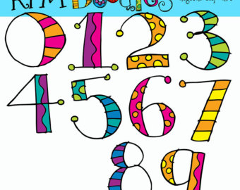 340x270 Clipart Numbers