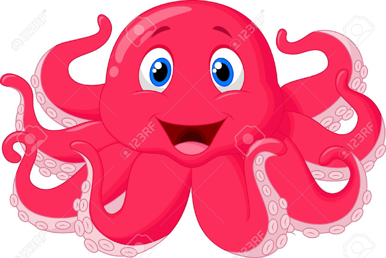 1300x870 Octopus Clipart Underwater