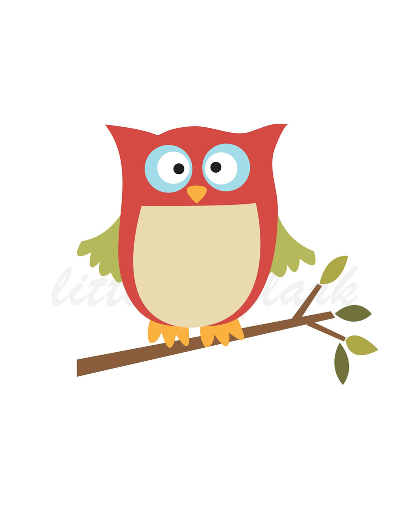 819x1024 Image Of Owl On Branch Clipart