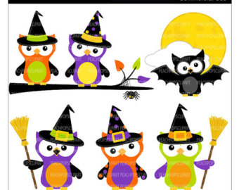 340x270 Owl Halloween Clipart