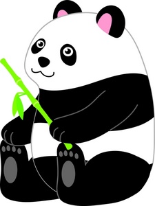 225x300 Panda Bear Clipart Image Clipart Panda