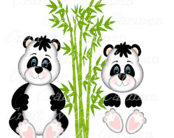 340x270 Panda Bear Clip Art Etsy