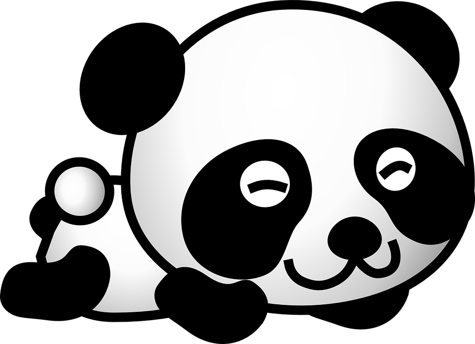 960x695 Cute Panda Free Illustration Panda Clipart Face Animal Image