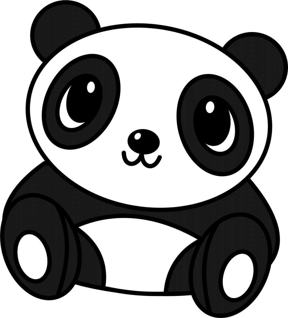 Cute Panda Drawing | Free download on ClipArtMag