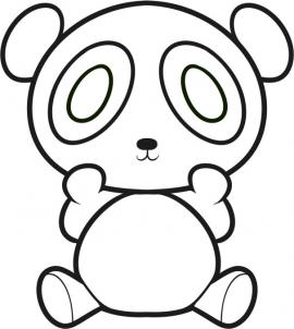 270x302 How To Draw How To Draw A Panda For Kids