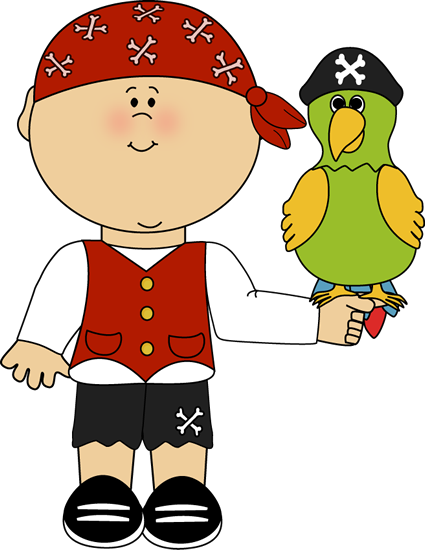 425x550 Cute Pirate Clipart