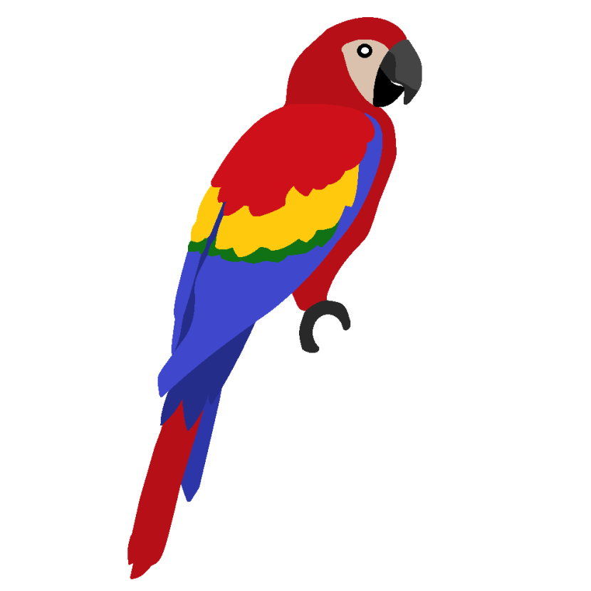 830x830 Parrot Clipart