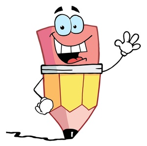 300x298 Cute Pencil Clipart