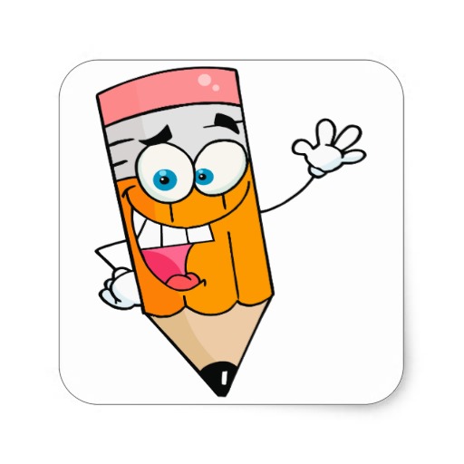 512x512 Happy Pencil Clipart