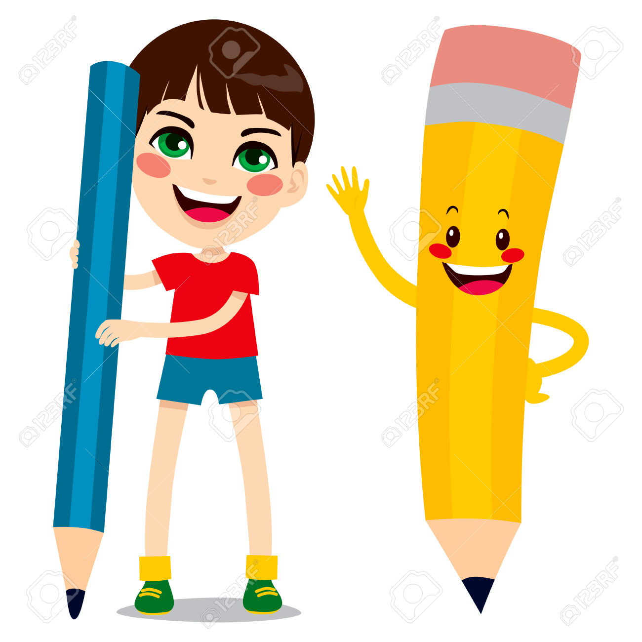 1300x1300 Pencil Clipart Funny