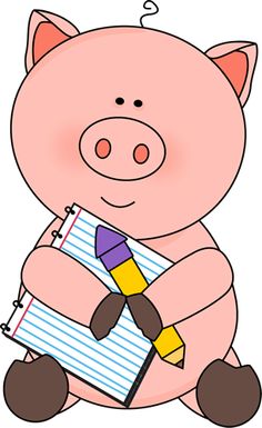236x385 Cute Pig Clipart