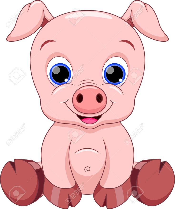 736x877 Cute Piggy Clipart Free