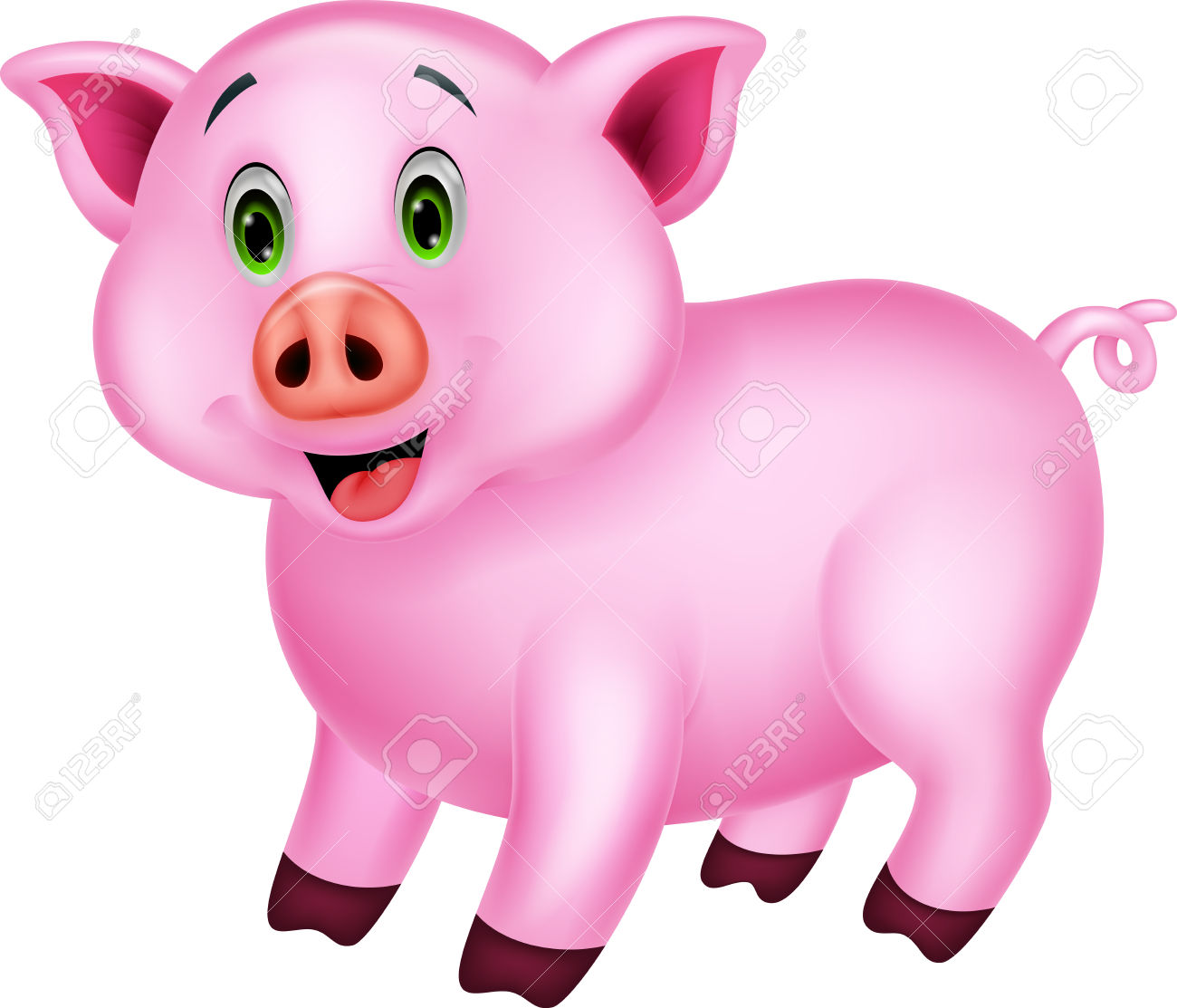 1300x1113 Pork Clipart Cute Pig