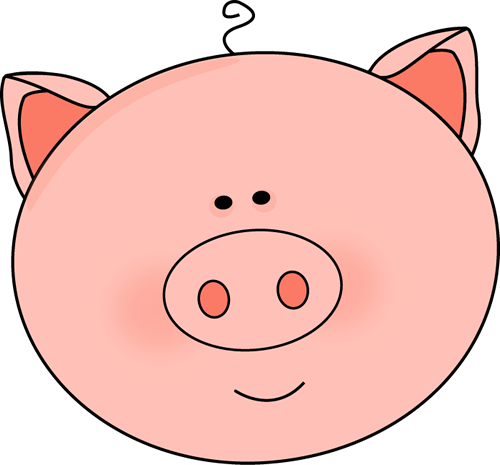 500x465 Pig Face Clip Art