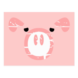 324x324 Pig Face Postcards Zazzle