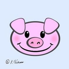 236x236 Pig Face Clipart