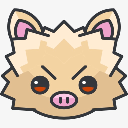 512x512 Cute Pig, Pet, Cartoon, Dude Png Image For Free Download