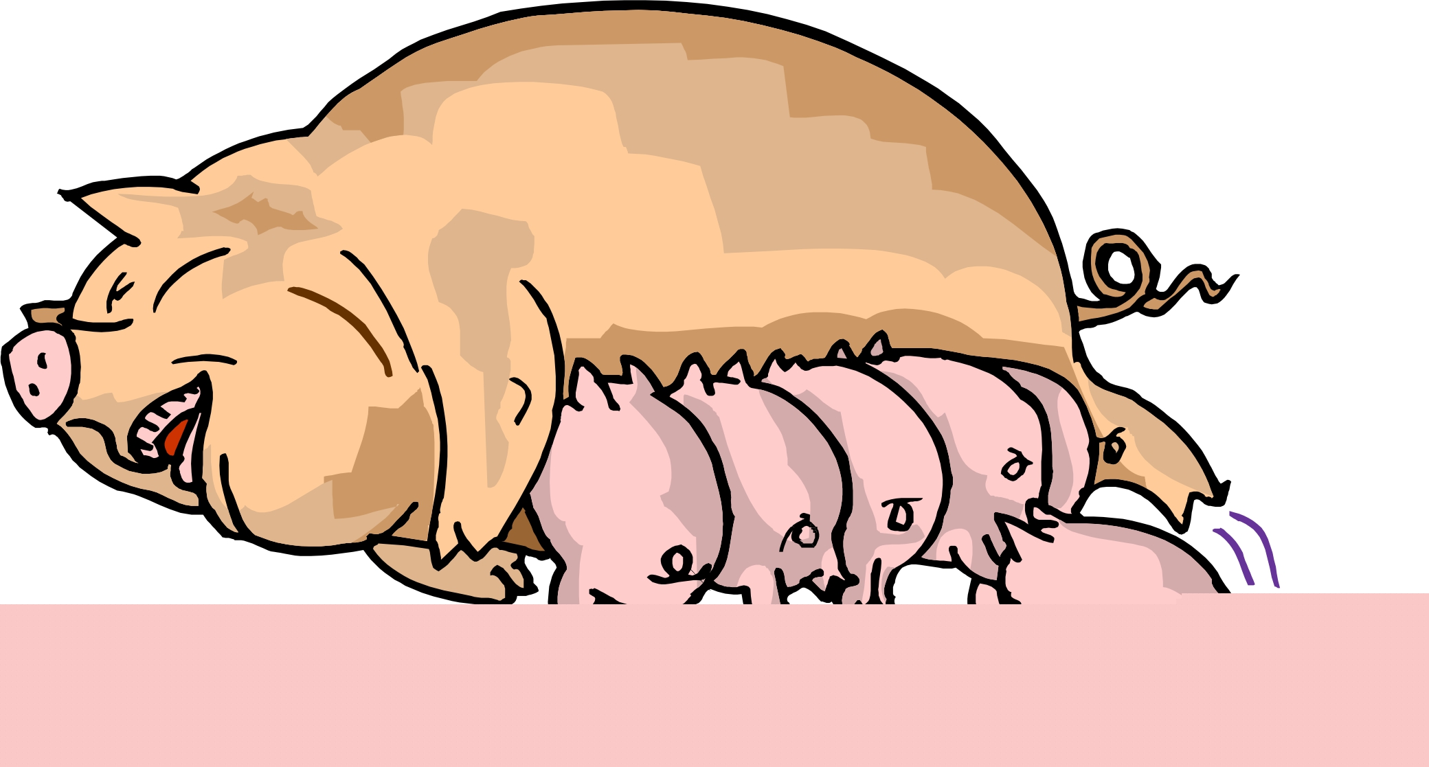 2080x1117 Cartoon Pig Pictures