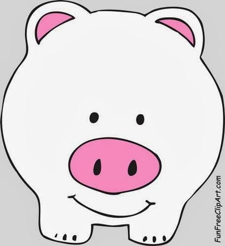 457x500 Cute Piggy Bank Clip Art Free Clipart