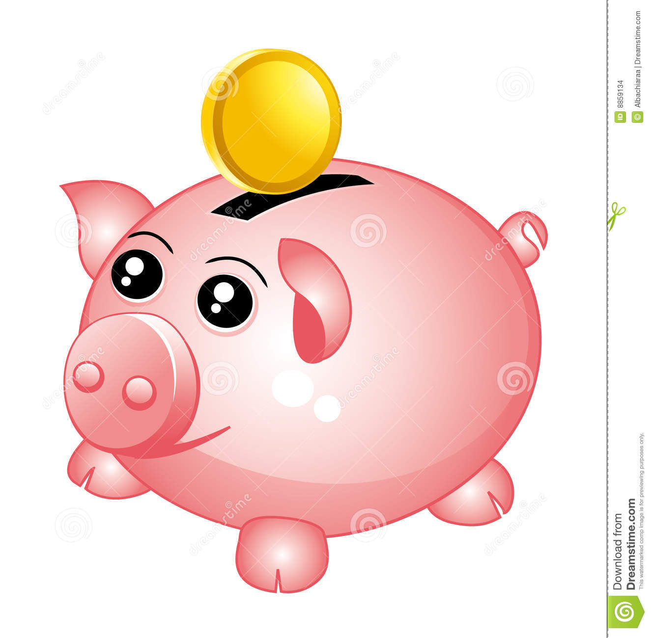 1325x1300 Car Piggy Bank Clipart