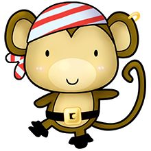 220x220 Pirate Clipart Pirate Monkey