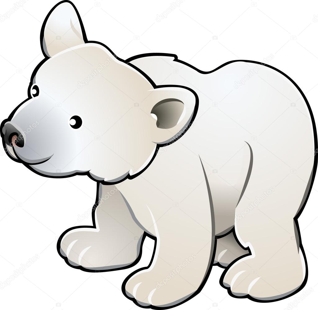 Cute Polar Bear Cartoon Clipart | Free download on ClipArtMag