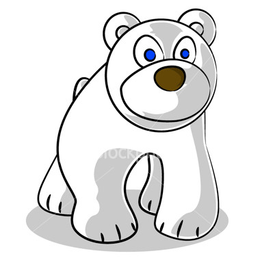 380x380 Cute Cartoon Polar Bear